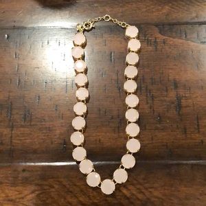 Jcrew Pale Pink Stone Necklace